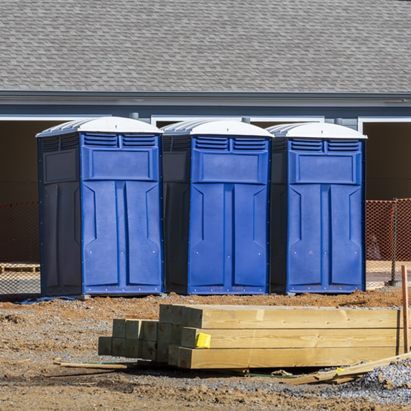 how do you dispose of waste after the portable restrooms have been emptied in Rock River